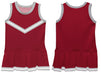 Maroon Gray Sleeveless Cheerleader Dress - Vive La Fête - Online Apparel Store
