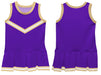 Purple Gold Sleeveless Cheerleader Dress - Vive La Fête - Online Apparel Store