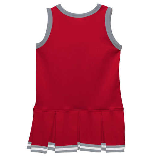 Red Gray Sleeveless Cheerleader Dress - Vive La Fête - Online Apparel Store