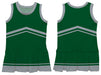 Green and Gray Sleeveless Chearleader Dress - Vive La Fête - Online Apparel Store