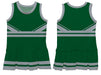 Green and Gray Sleeveless Chearleader Dress - Vive La Fête - Online Apparel Store