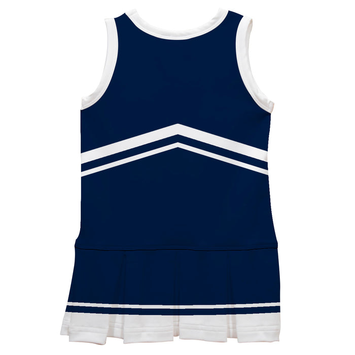 Navy and White Sleeveless Chearleader Dress - Vive La Fête - Online Apparel Store