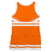 Orange and White Sleeveless Chearleader Dress - Vive La Fête - Online Apparel Store