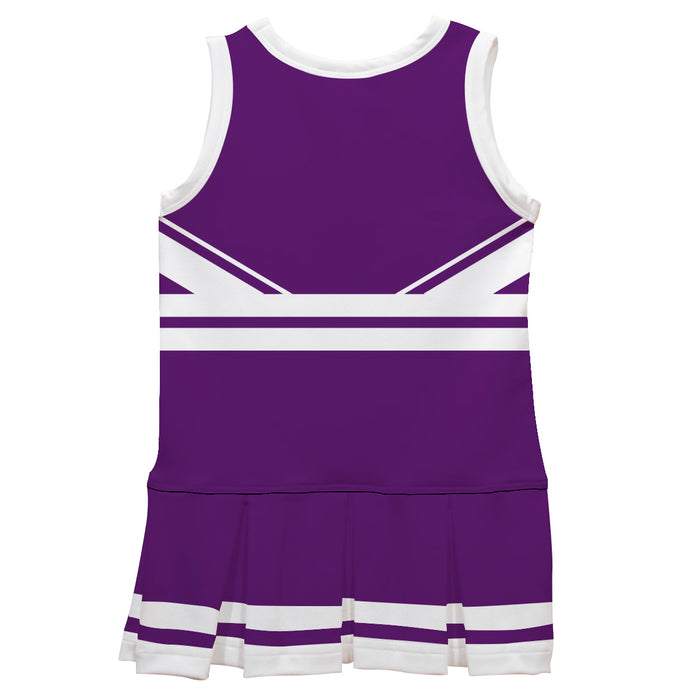 Purple and White Sleeveless Chearleader Dress - Vive La Fête - Online Apparel Store