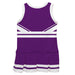 Purple and White Sleeveless Chearleader Dress - Vive La Fête - Online Apparel Store