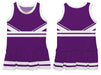 Purple and White Sleeveless Chearleader Dress - Vive La Fête - Online Apparel Store
