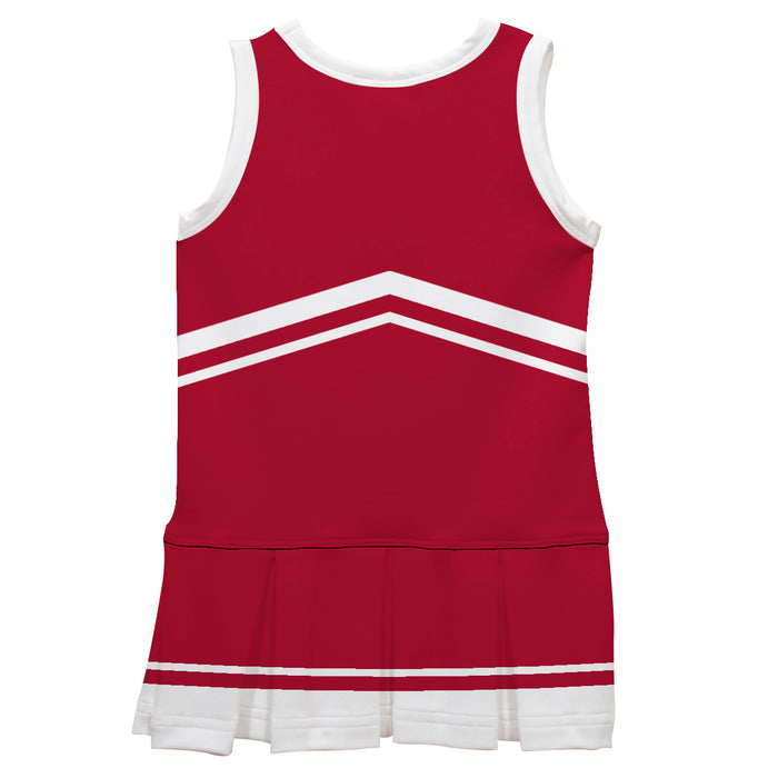 Red and White Sleeveless Chearleader Dress - Vive La Fête - Online Apparel Store