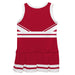 Red and White Sleeveless Chearleader Dress - Vive La Fête - Online Apparel Store