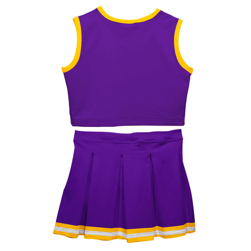 Purple Gold Sleeveless Cheerleader Set - Vive La Fête - Online Apparel Store