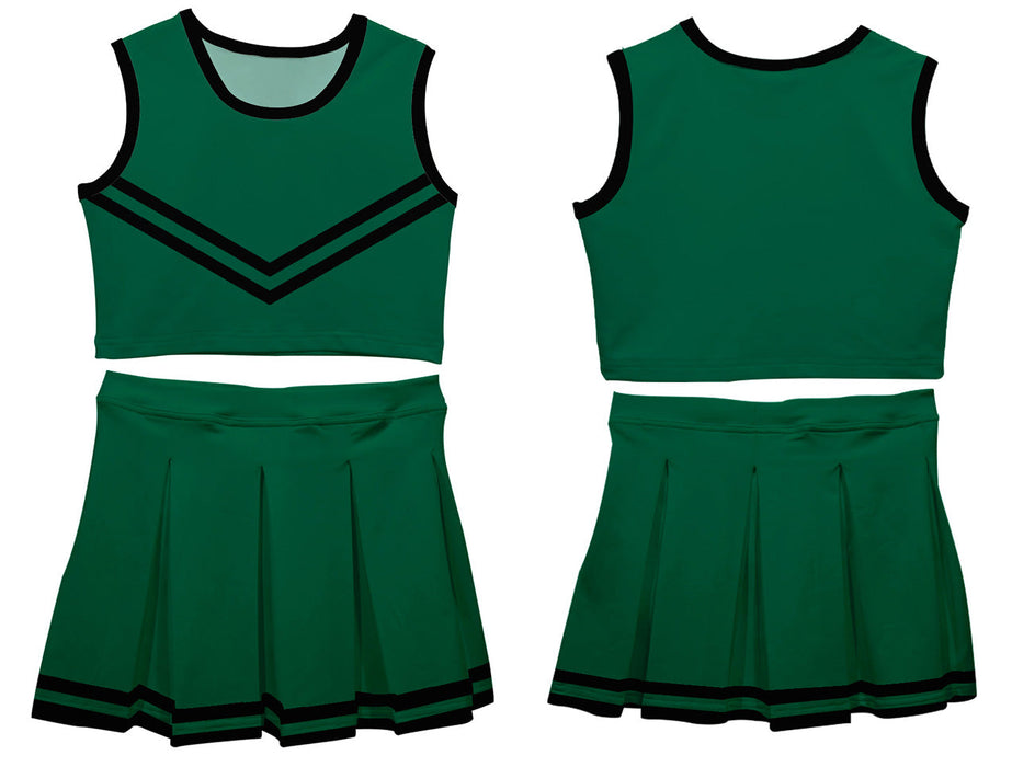 Dark Green Black Sleeveless Cheerleader - Vive La Fête - Online Apparel Store