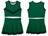 Dark Green Black Sleeveless Cheerleader - Vive La Fête - Online Apparel Store