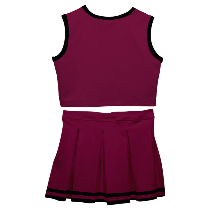 Maroon Black Sleeveless Cheerleader - Vive La Fête - Online Apparel Store