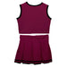 Maroon Black Sleeveless Cheerleader - Vive La Fête - Online Apparel Store