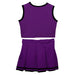 Purple Black Sleeveless Cheerleader - Vive La Fête - Online Apparel Store