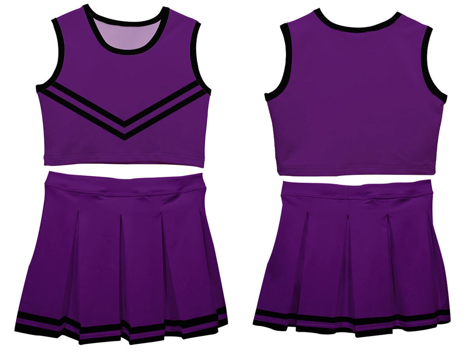 Purple Black Sleeveless Cheerleader - Vive La Fête - Online Apparel Store