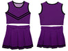 Purple Black Sleeveless Cheerleader - Vive La Fête - Online Apparel Store