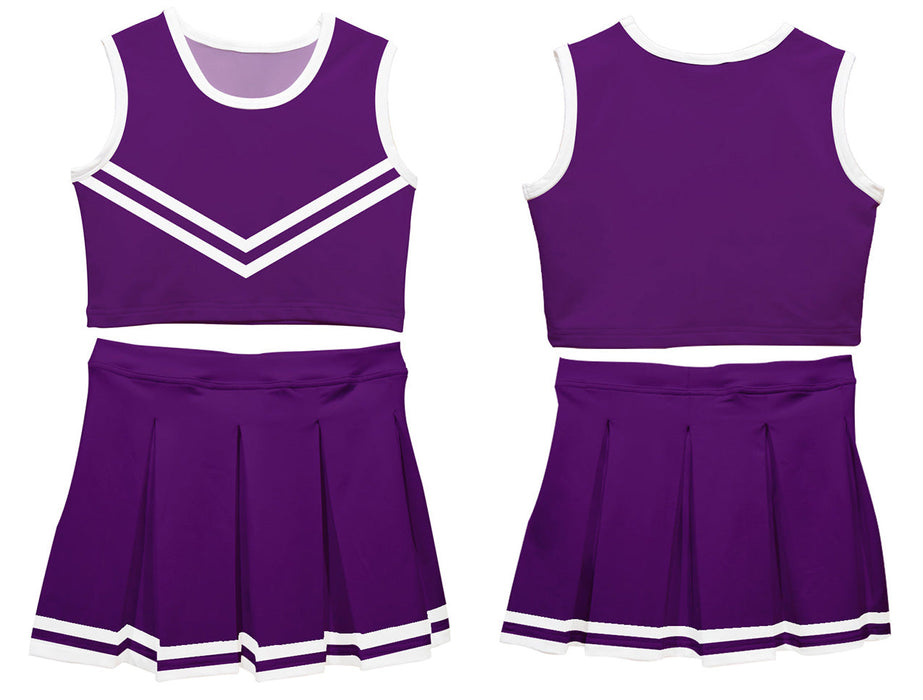 Purple White Sleeveless Cheerleader - Vive La Fête - Online Apparel Store