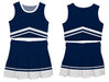 Navy and White Sleeveless Chearleader Set - Vive La Fête - Online Apparel Store