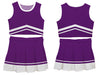 Purple and White Sleeveless Chearleader Set - Vive La Fête - Online Apparel Store