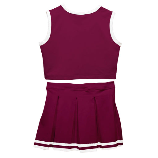 Maroon and White Sleeveless Cheerleader - Vive La Fête - Online Apparel Store