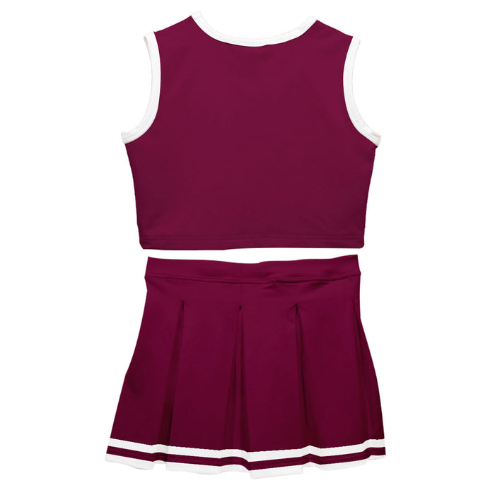Maroon and White Sleeveless Cheerleader - Vive La Fête - Online Apparel Store