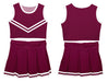 Maroon and White Sleeveless Cheerleader - Vive La Fête - Online Apparel Store