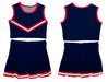 Navy and Red Sleeveless Cheerleader - Vive La Fête - Online Apparel Store