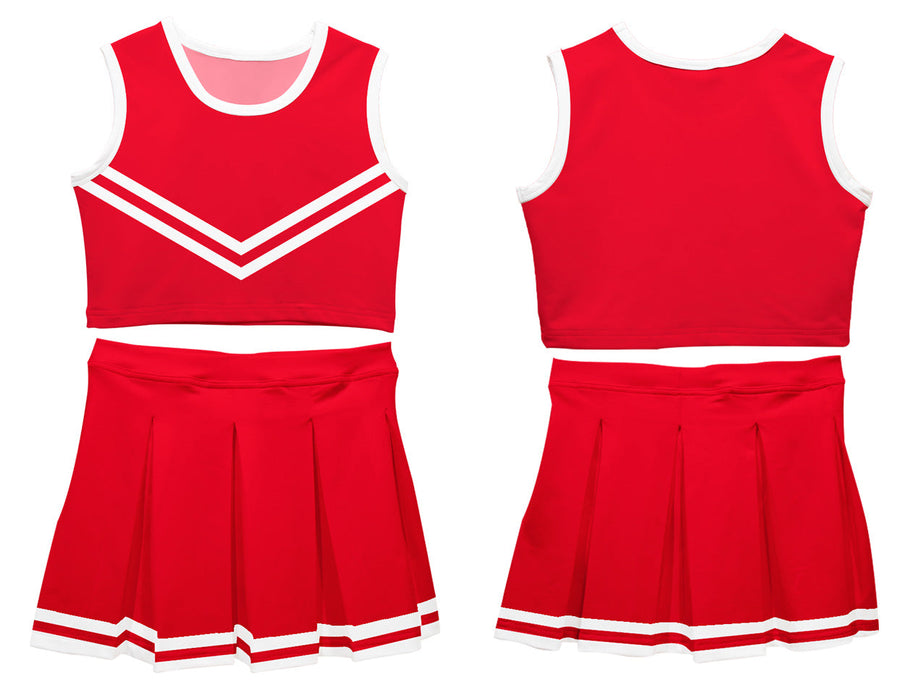 Red and White Sleeveless Cheerleader - Vive La Fête - Online Apparel Store
