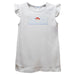 Santa Face White Knit Angel Wing Sleeves Girls Tshirt
