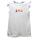 Birthday Smocked White Knit Angel Wing Sleeves Girls Tshirt