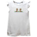 Baby Otters Smocked White Knit Angel Wing Sleeves Girls Tshirt