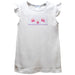 Little Butterflies Smocked White Knit Angel Wing Sleeves Girls Tshirt