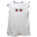 Lady Bugs Smocked White Knit Angel Wing Sleeves Girls Tshirt