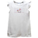 Unicorn Smocked White Knit Angel Wing Sleeves Girls Tshirt