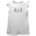 Ballerinas Smocked White Knit Angel Wing Sleeves Girls Tshirt