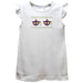 Mardi Gras Masks Smocked White Knit Angel Wing Sleeves Girls Tshirt - Vive La Fête - Online Apparel Store