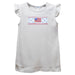 4 th of Julyl White Knit Angel Wing Sleeves Girls Tshirt
