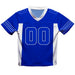 Royal and White Boys Fashion Football T-Shirt