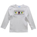 Mardi Gras White Knit Long Sleeve Boys Tee Shirt - Vive La Fête - Online Apparel Store