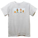 Farm White Knit Short Sleeve Boys Tee Shirt