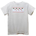 Candy Canes White Knit Short Sleeve Boys Tee Shirt