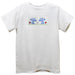 Puppies Smocked White Knit Short Sleeve Boys Tee Shirt