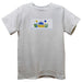 Birthday Smocked White Knit Short Sleeve Boys Tee Shirt