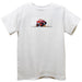 Monstertruck Smocked White Knit Short Sleeve Boys Tee Shirt