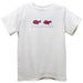 Airplanes Smocked White Knit Short Sleeve Boys Tee Shirt