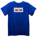 Airplanes Smocked Royal Knit Short Sleeve Boys Tee Shirt