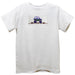 Monstertruck Smocked White Knit Short Sleeve Boys Tee Shirt