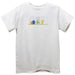 Easter Smocked White Knit Short Sleeve Boys Tee Shirt