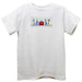 Tools Smocked White Knit Short Sleeve Boys Tee Shirt