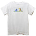 Zoo Smocked White Knit Short Sleeve Boys Tee Shirt